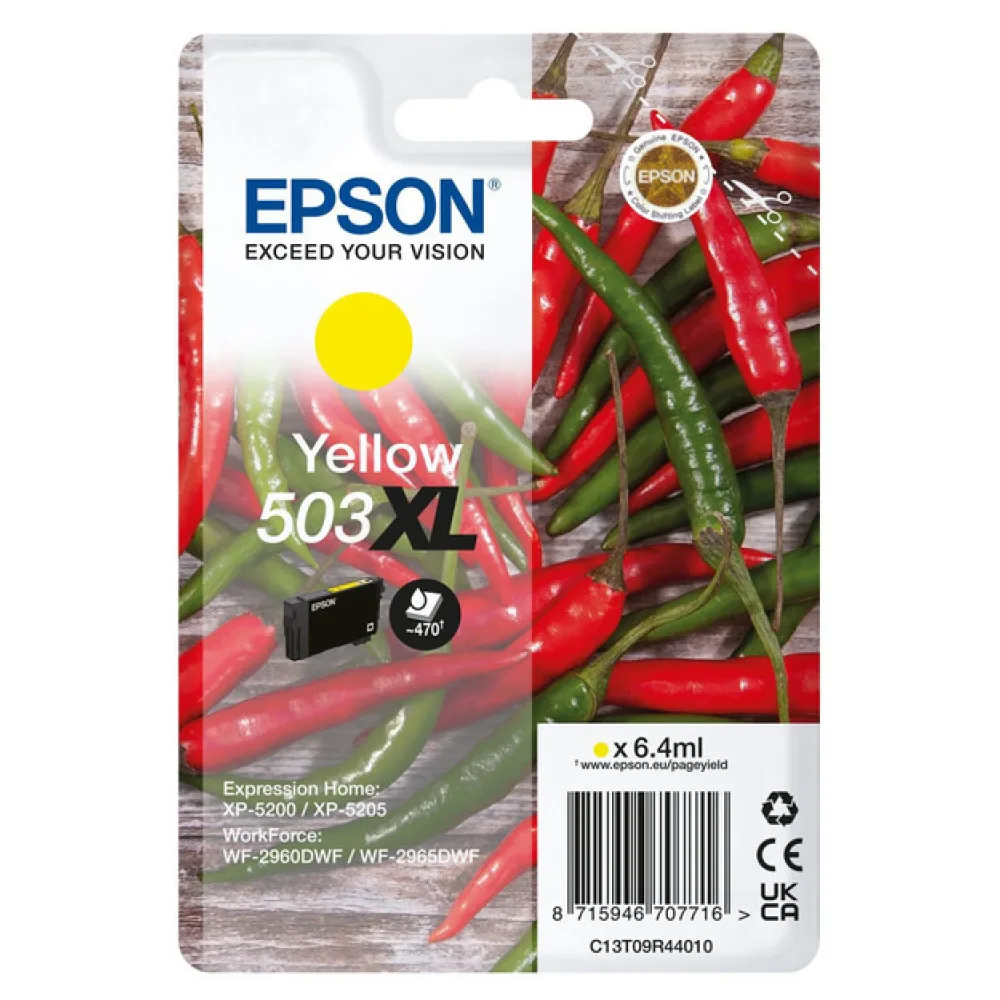 Original Epson C13T09R44020 / 503XL Tintenpatrone gelb