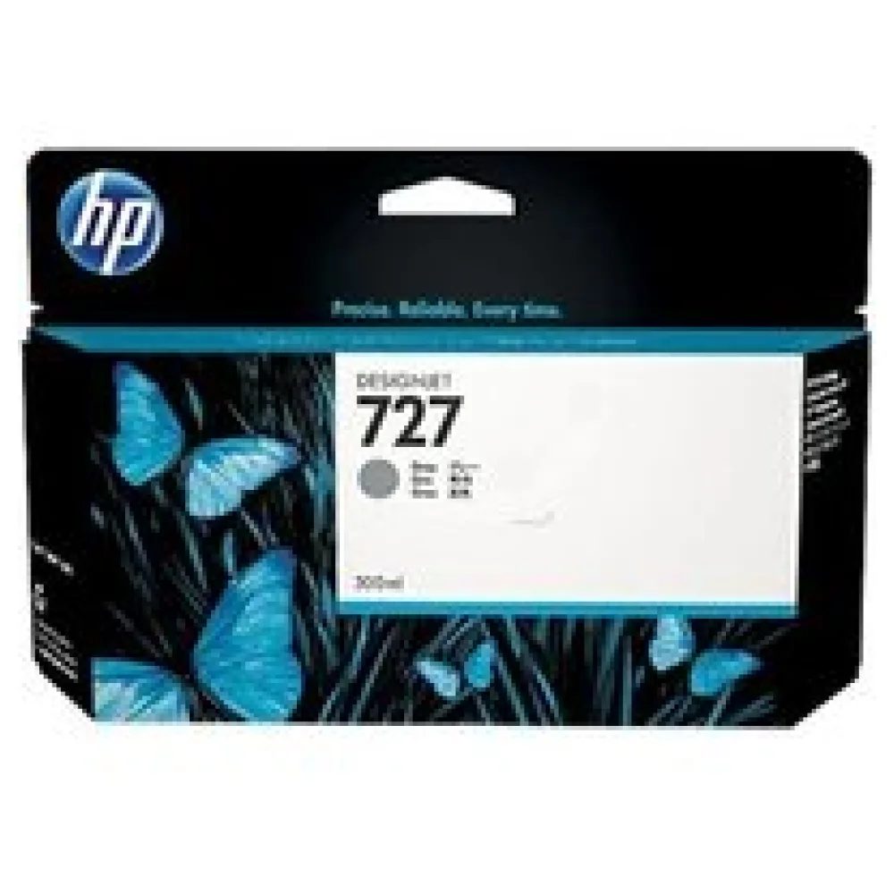 Original HP F9J80A / 727 Tintenpatrone grau – Bild 2