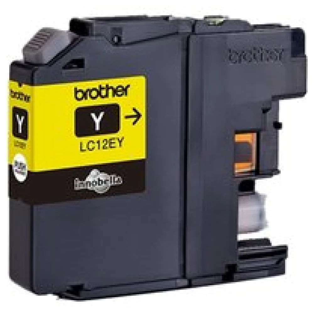 Original Brother LC12EY Tintenpatrone gelb – Bild 2