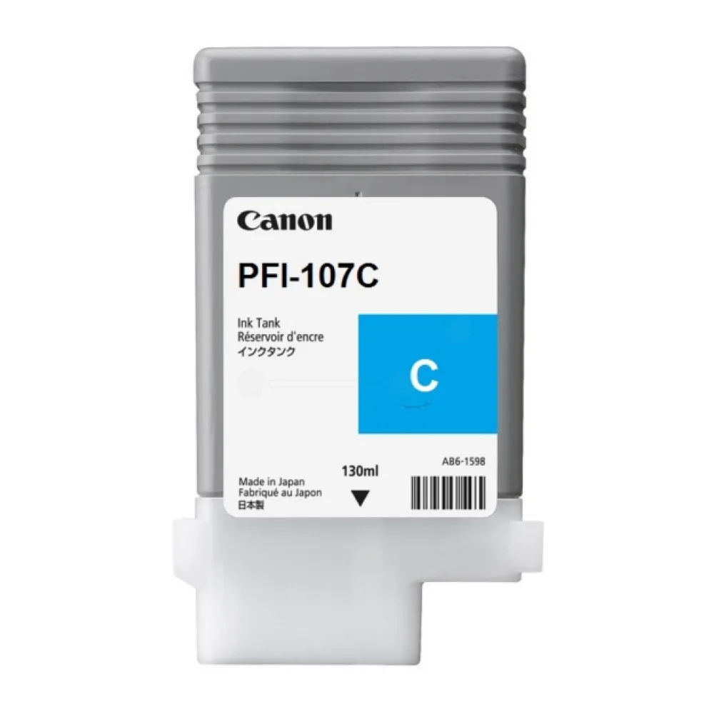 Original Canon 6706B001 / PFI107C Tintenpatrone cyan