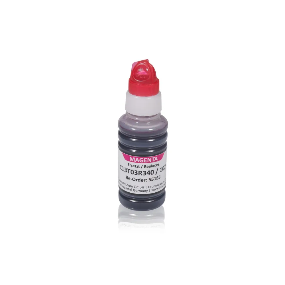 Kompatibel zu Epson C13T03R340 / 102 Tintenflasche, magenta