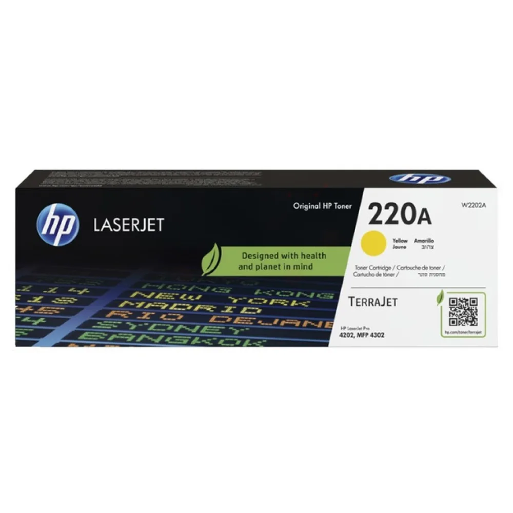 Original HP W2202A / 220A Toner gelb