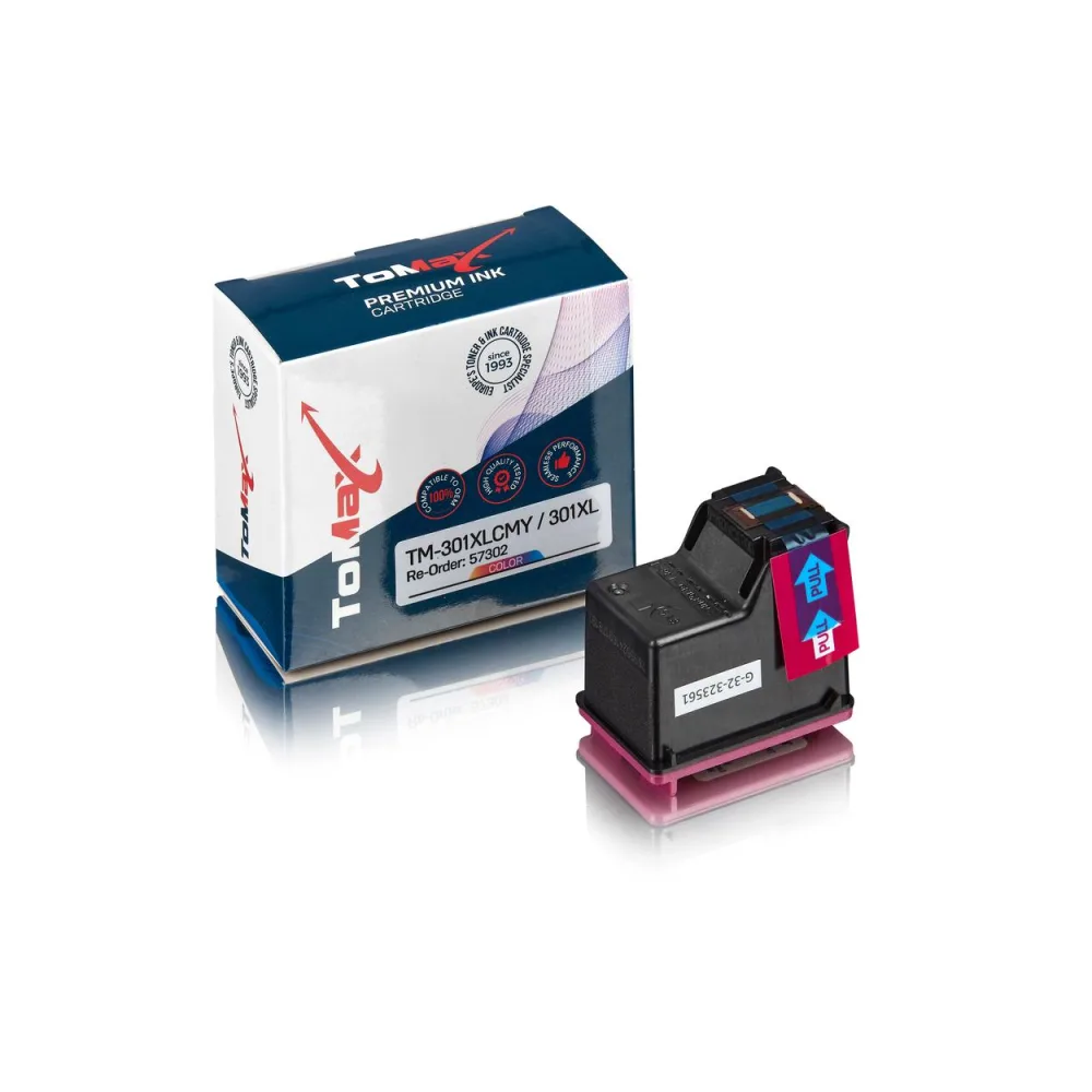ToMax Premium ersetzt HP CH564EE / 301XL Druckkopfpatrone, color