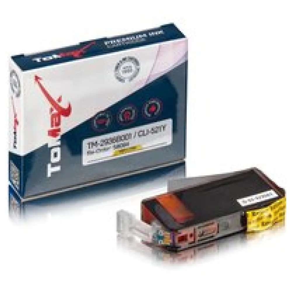 ToMax Premium ersetzt Canon 2936B001 / CLI-521Y Tintenpatrone Gelb – Bild 2