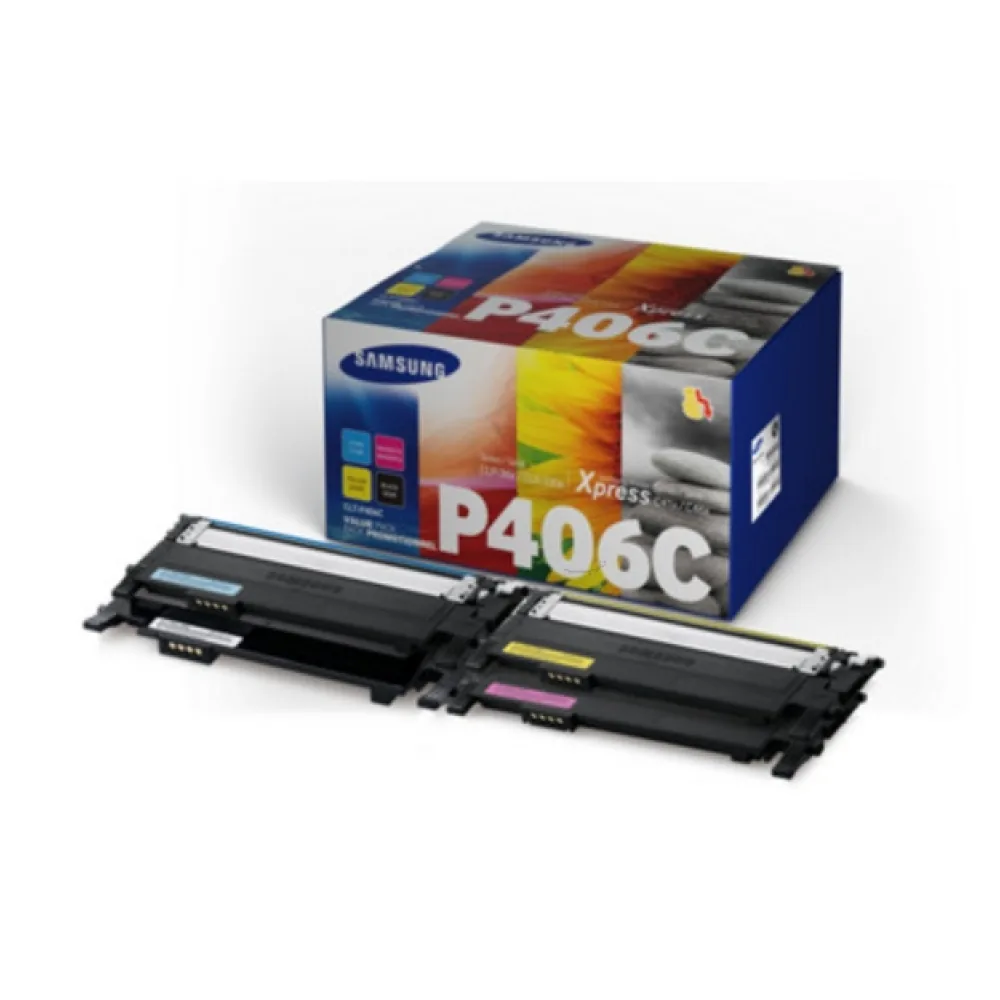 Original Samsung / HP SU375A / CLTP406C Toner MultiPack