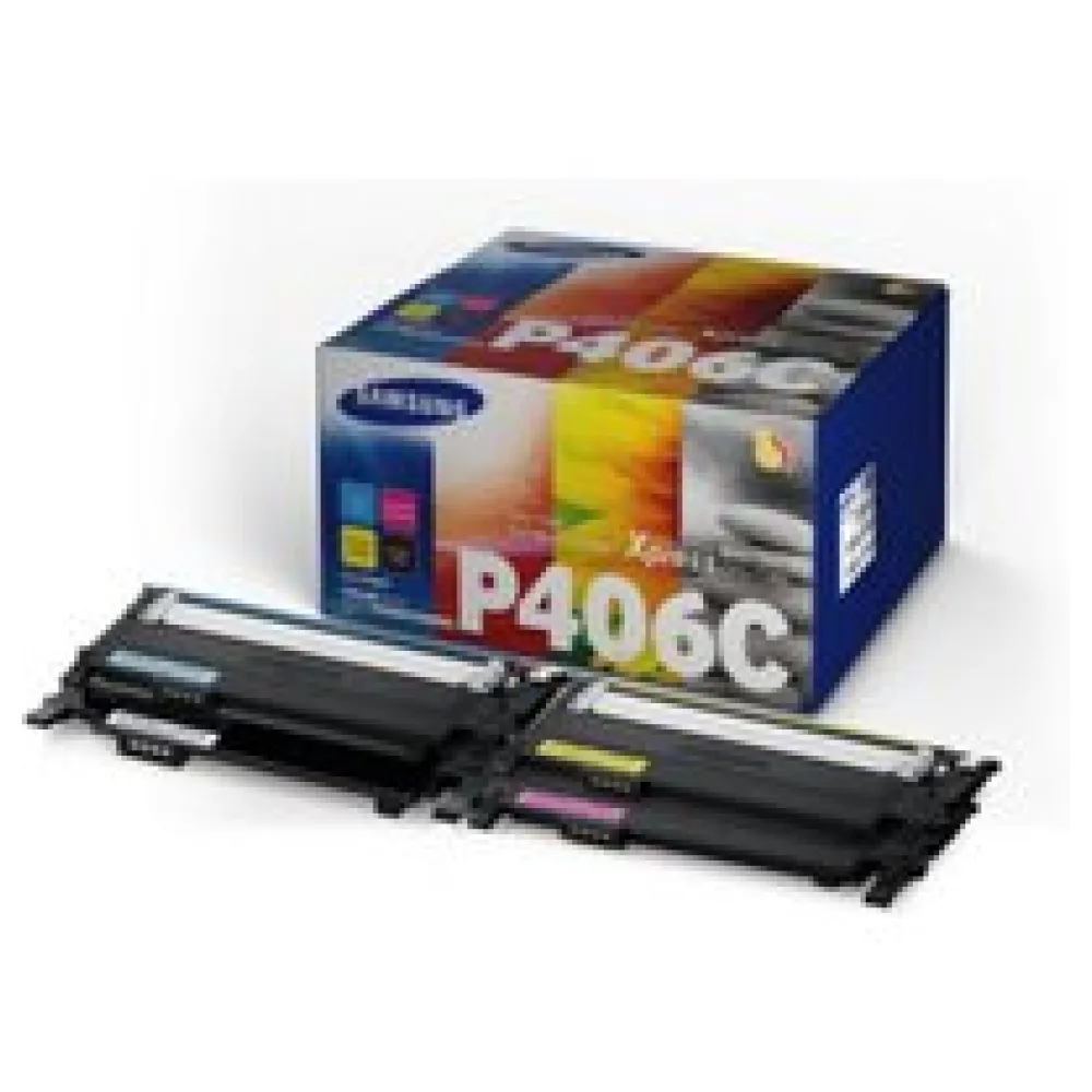 Original Samsung / HP SU375A / CLTP406C Toner MultiPack – Bild 2