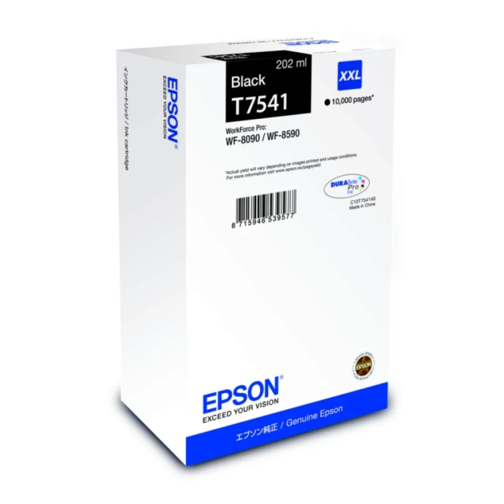Original Epson C13T75414N / T7541 Tintenpatrone schwarz
