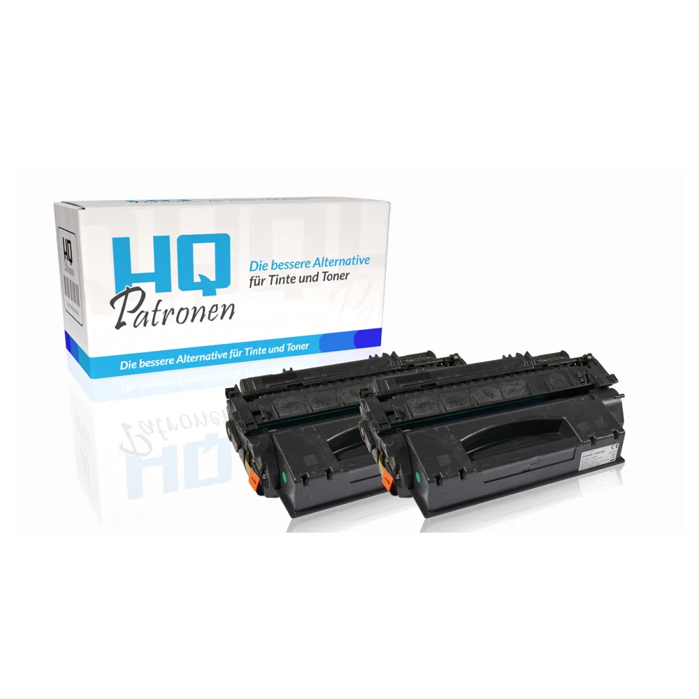 Sparset kompatibel zu HP Q 5949 X / 49X enthält 2x Tonerkartusche
