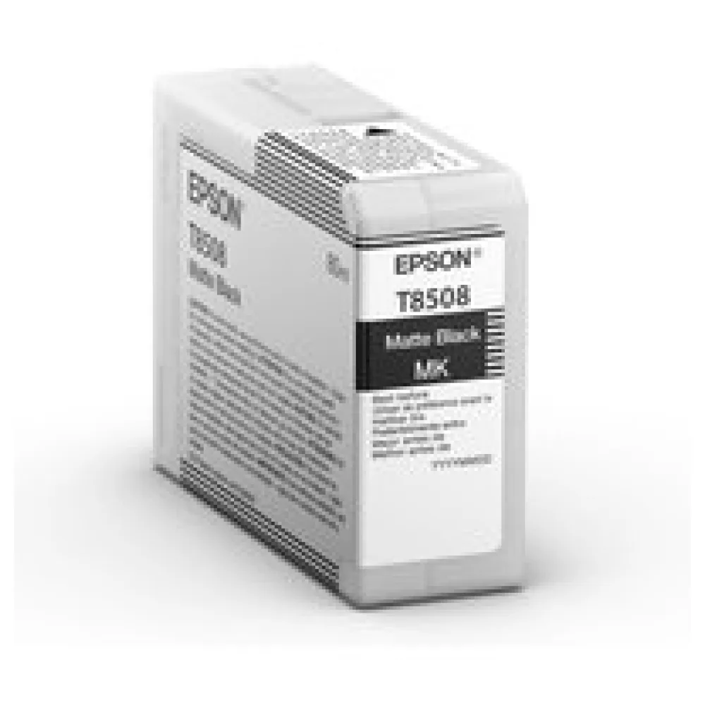 Original Epson C13T85080N / T8508 Tintenpatrone schwarz matt – Bild 2