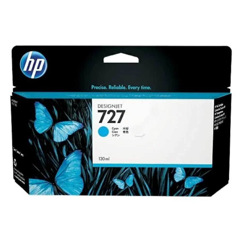 Original HP F9J76A / 727 Tintenpatrone cyan