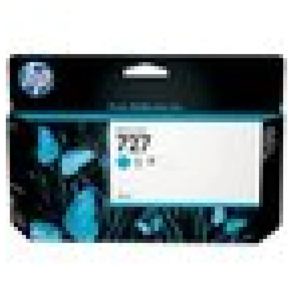 Original HP F9J76A / 727 Tintenpatrone cyan – Bild 3