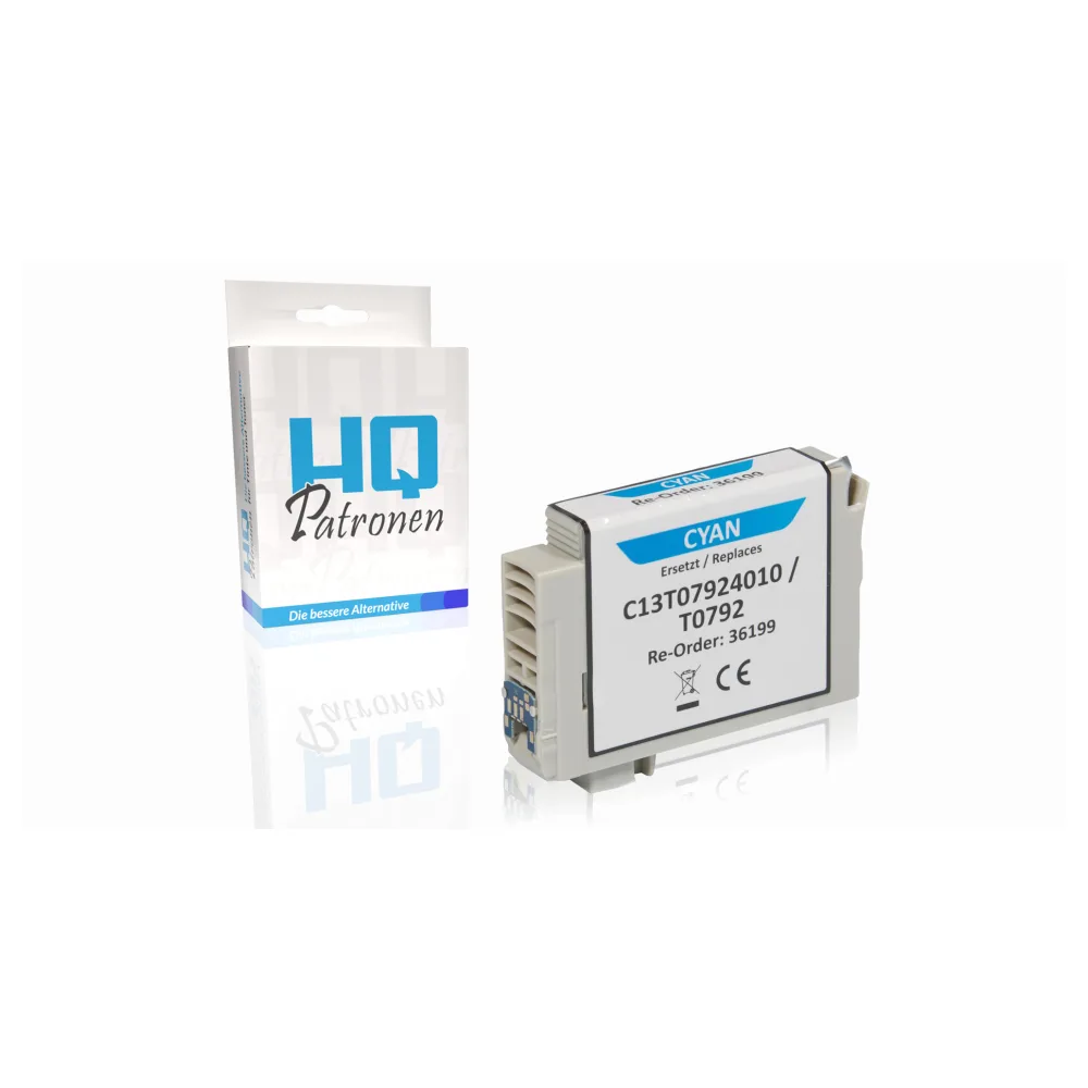 Kompatibel zu Epson C13T07924010 / T0792 Tintenpatrone, cyan