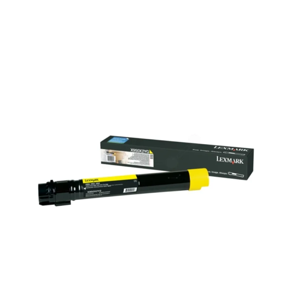 Original Lexmark X950X2YG Toner gelb
