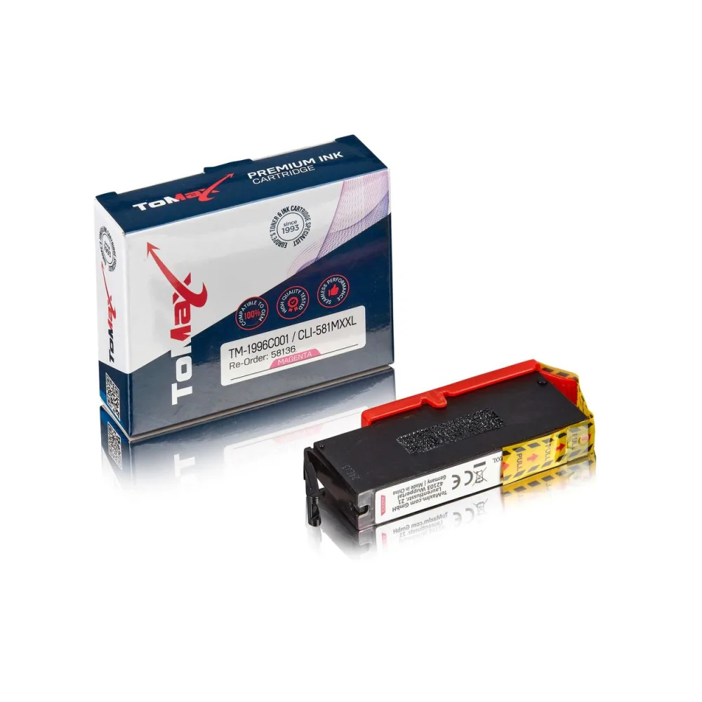 ToMax Premium ersetzt Canon 1996C001 / CLI-581MXXL Tintenpatrone, magenta