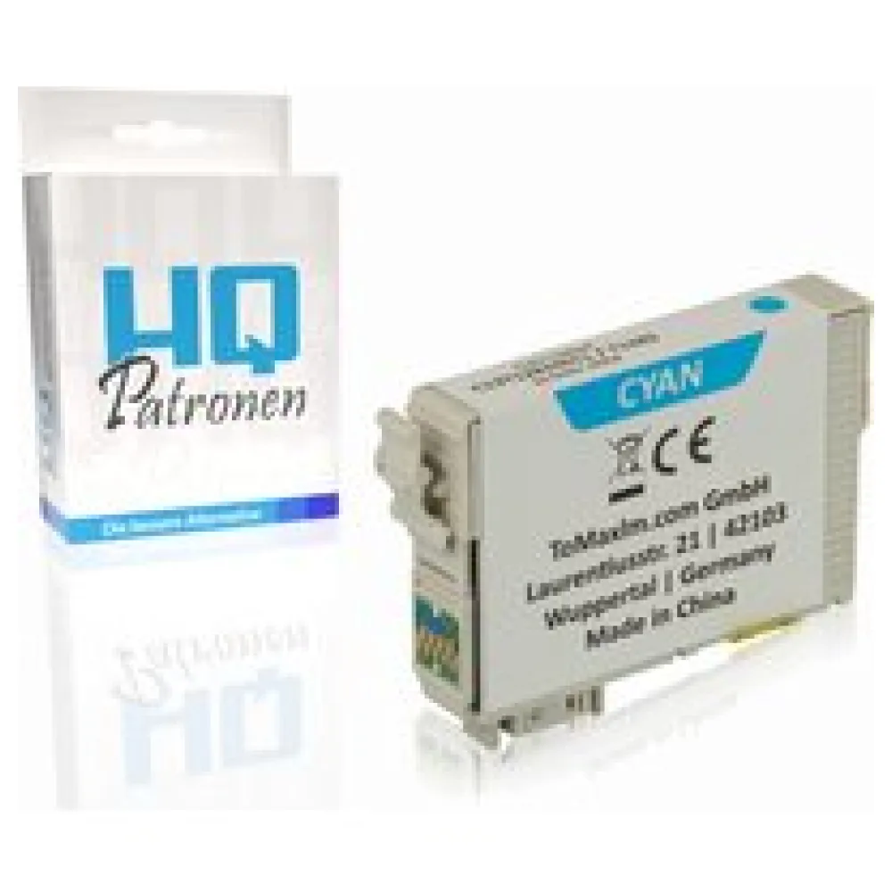Kompatibel zu Epson C13T12824011 / T1282 Tintenpatrone, cyan – Bild 2
