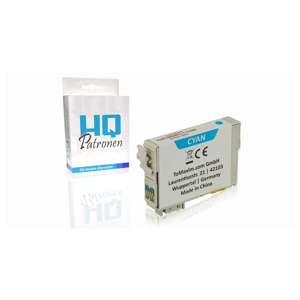 Kompatibel zu Epson C13T12824011 / T1282 Tintenpatrone, cyan