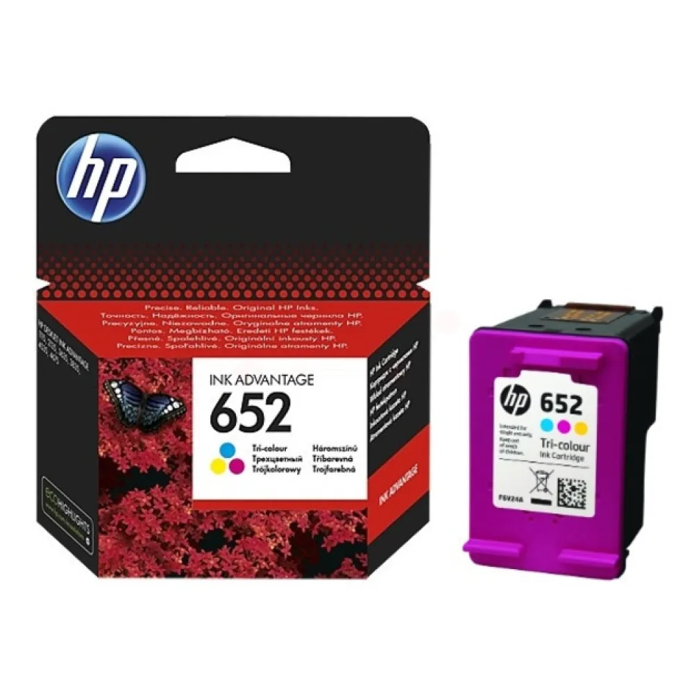 Original HP F6V24AE / 652 Druckkopfpatrone color