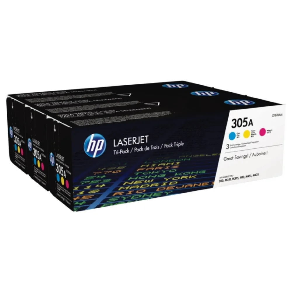 Original HP CF370AM / 305A Toner Multipack