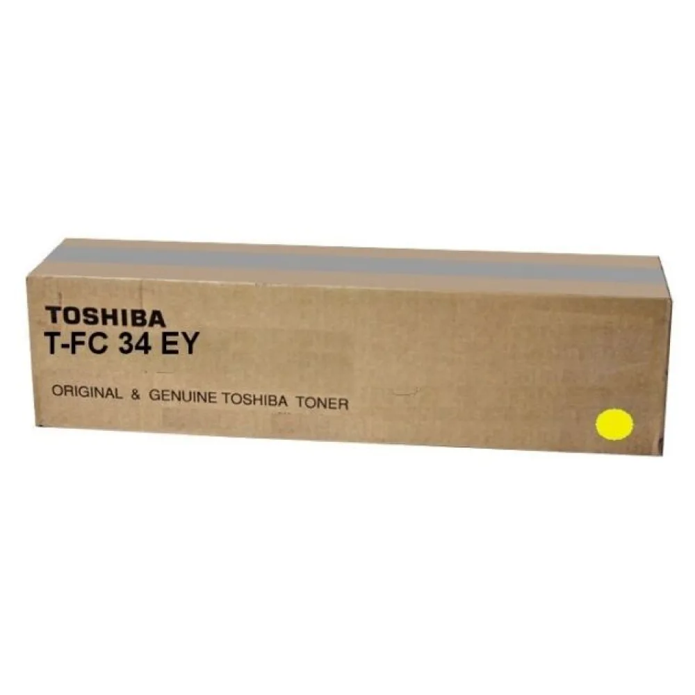 Original Toshiba 6A000001525 / TFC34EY Toner gelb
