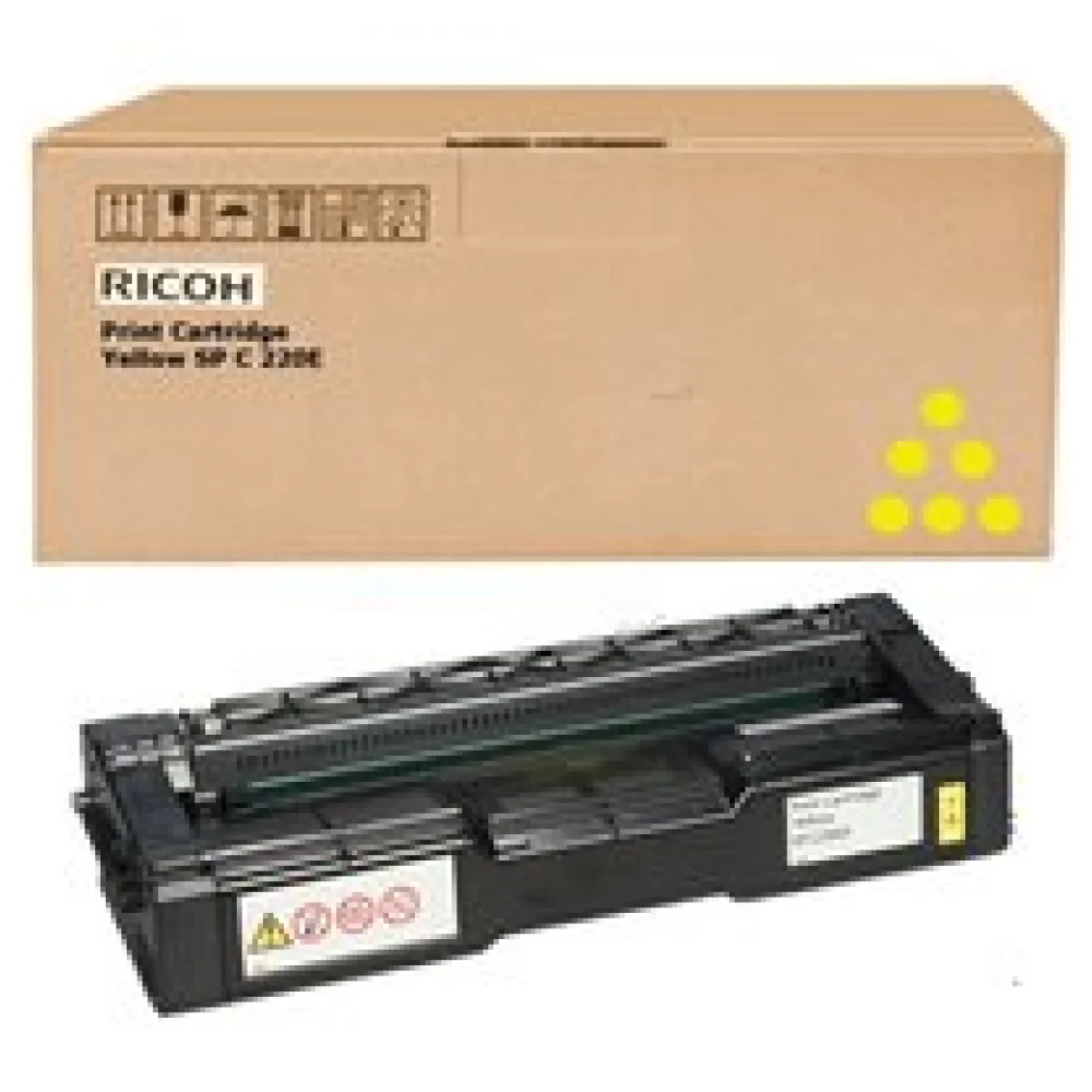Original Ricoh 407546 Toner gelb – Bild 2