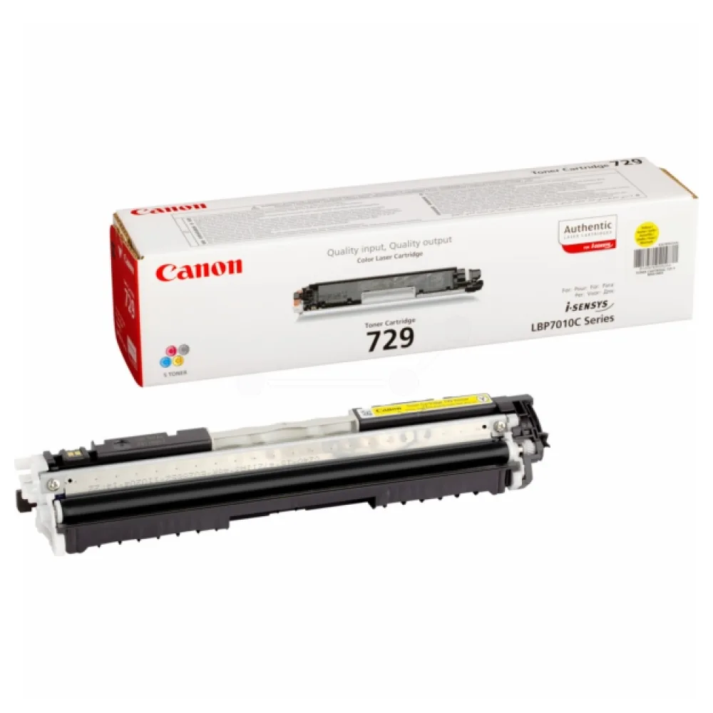 Original Canon 4367B002 / 729Y Toner gelb