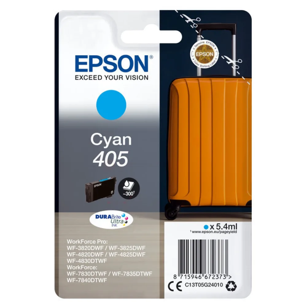 Original Epson C13T05G24010 / 405 Tintenpatrone cyan