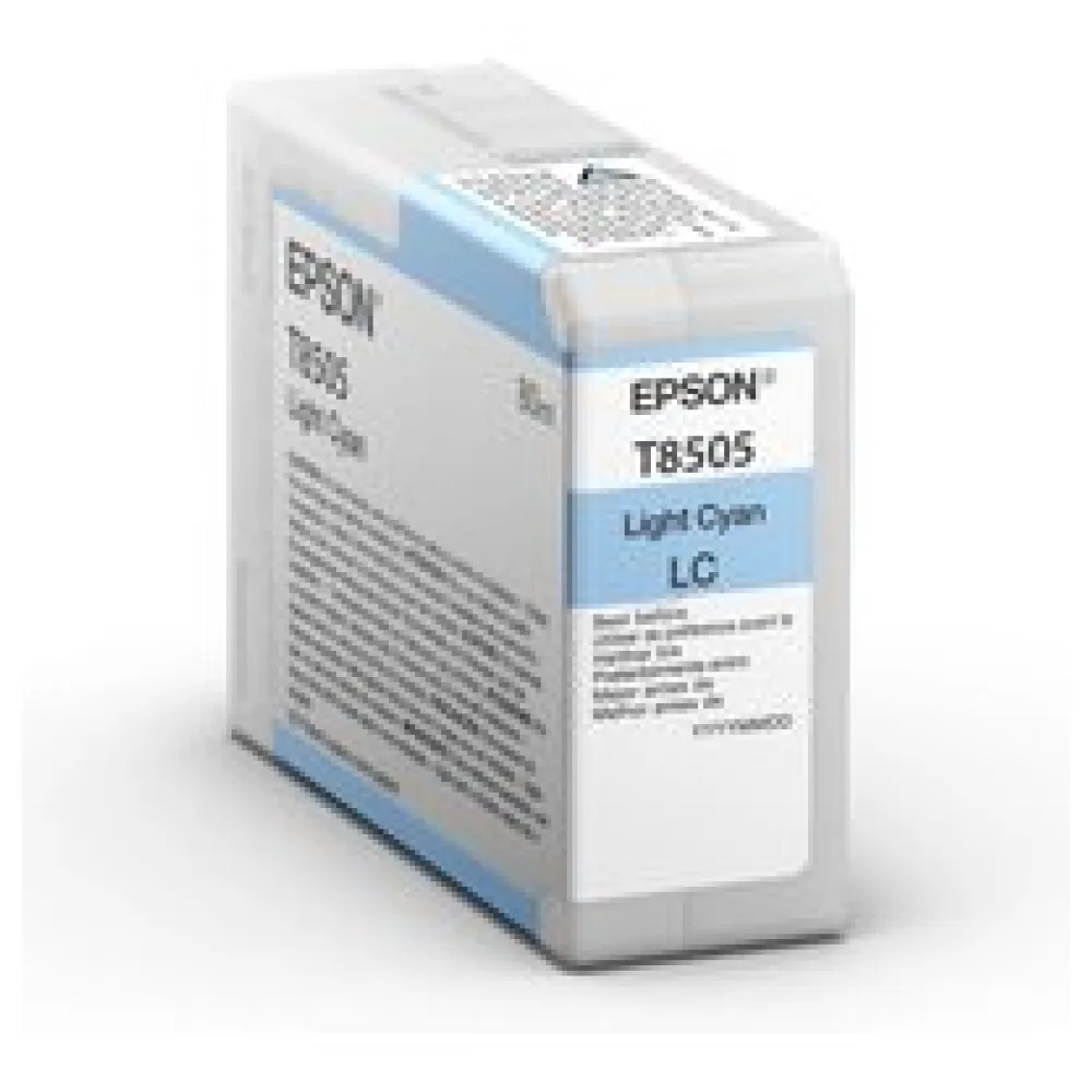 Original Epson C13T850500 / T8505 Tintenpatrone cyan hell – Bild 2