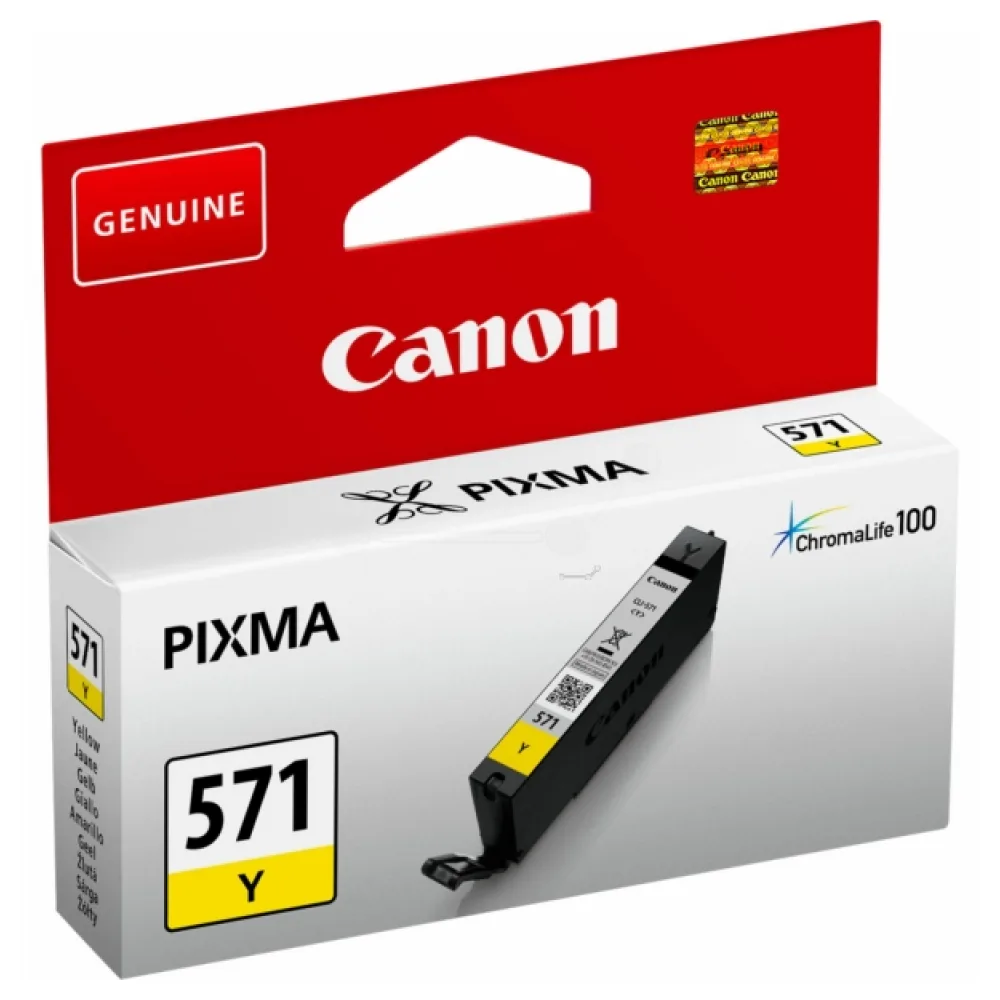 Original Canon 0388C001 / CLI571Y Tintenpatrone gelb