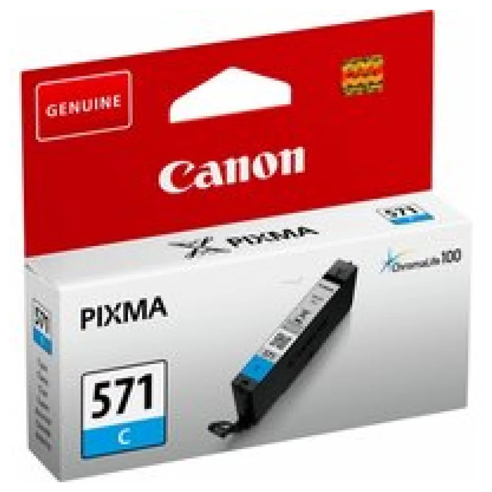 Original Canon 0386C001 / CLI571C Tintenpatrone cyan – Bild 2