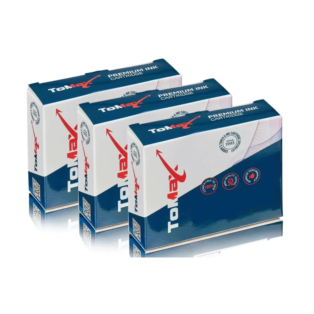 ToMax Multipack ersetzt Brother LC-123 enthält 3 x Tintenpatrone