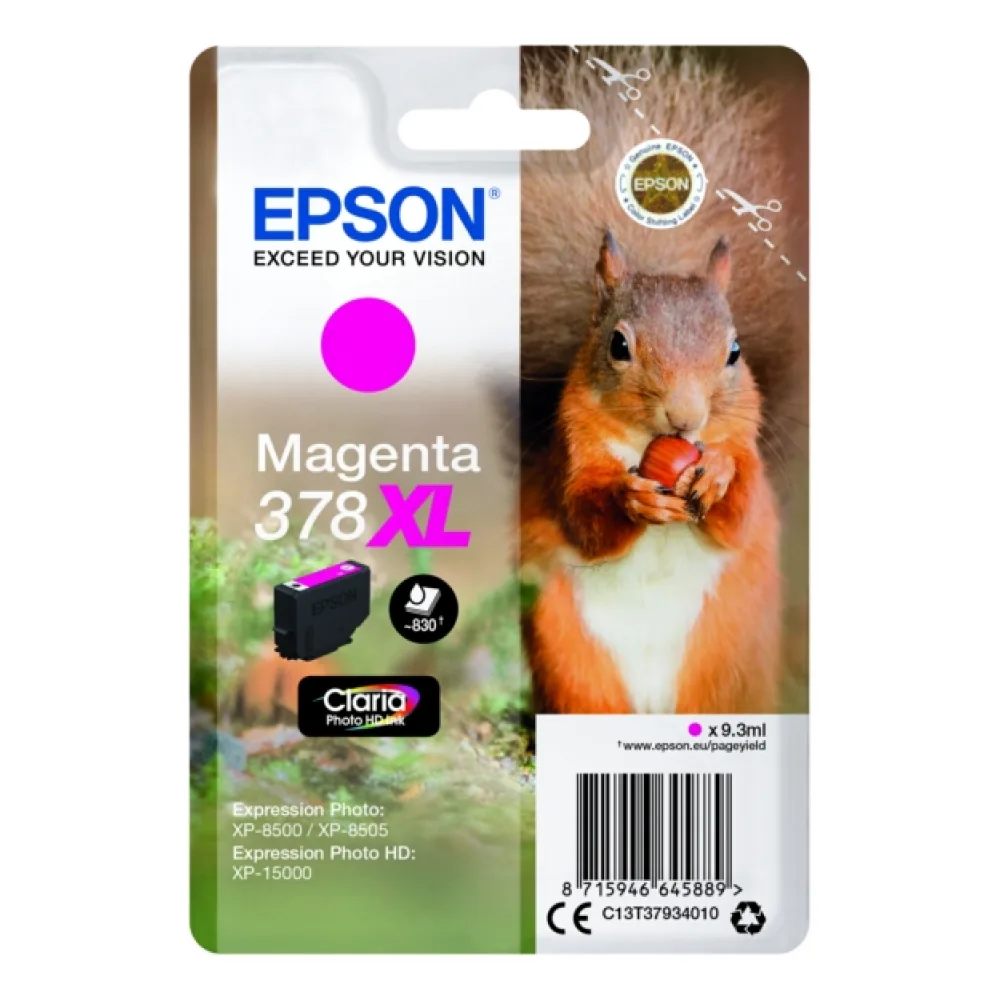 Original Epson C13T37934010 / 378XL Tintenpatrone magenta