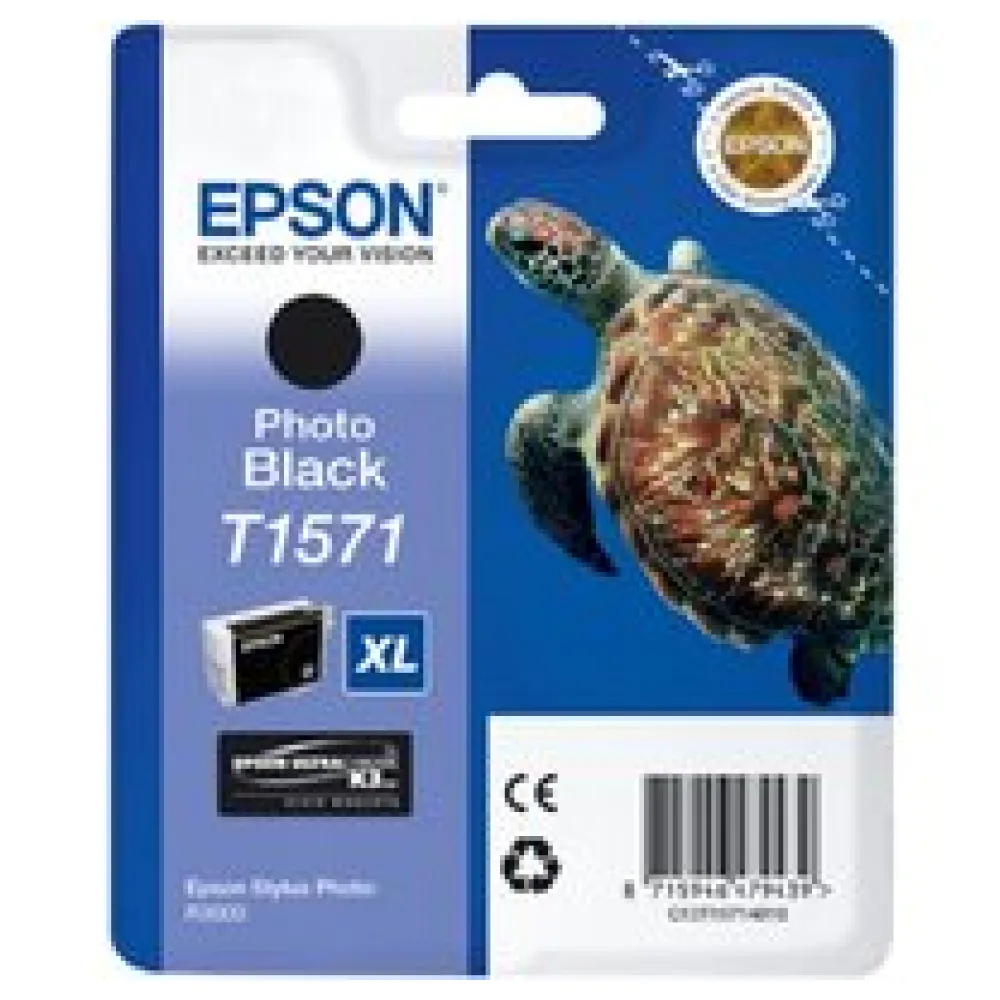 Original Epson C13T15714010 / T1571 Tintenpatrone schwarz – Bild 2