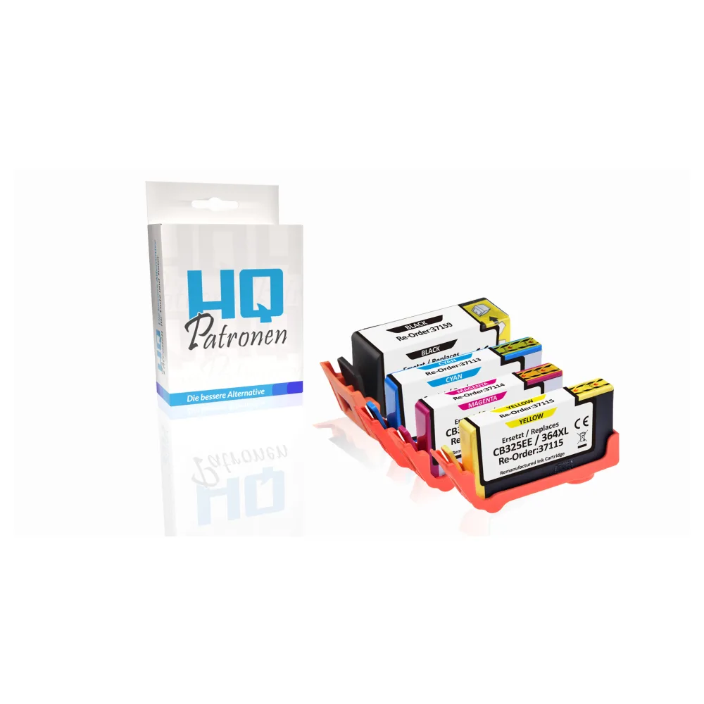 Multipack kompatibel zu HP N9J74AE / 364XL enthält 4x Tintenpatrone