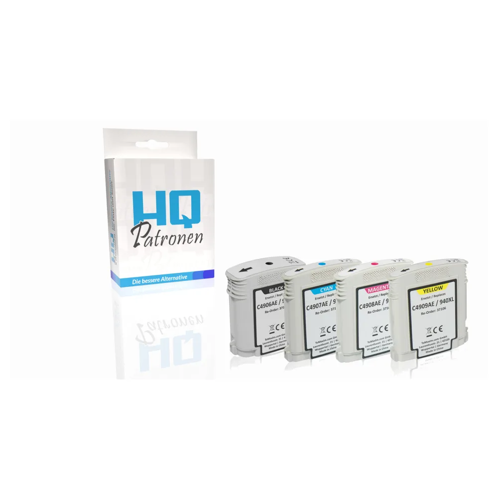 Multipack kompatibel zu HP C2N93AE / 940XL XXL enthält 4x Tintenpatrone