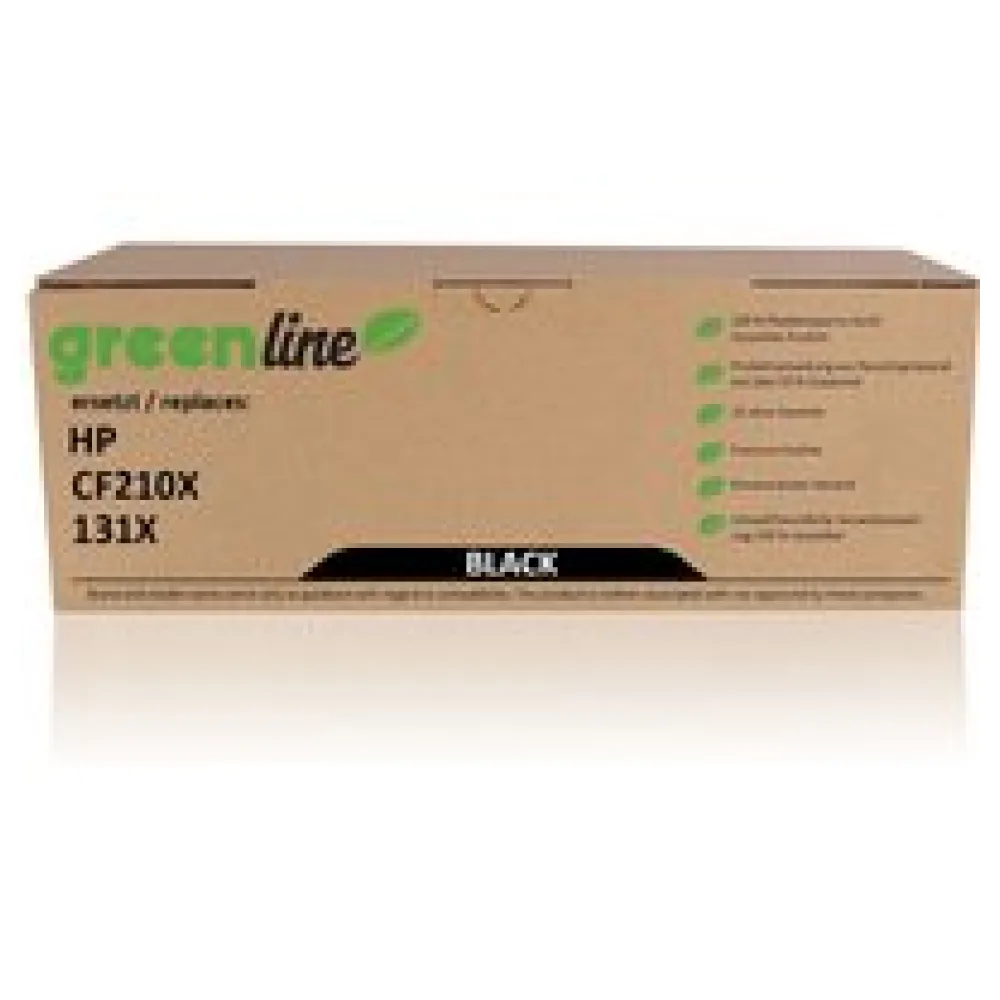greenline ersetzt HP CF 210 X / 131X Tonerkartusche, schwarz – Bild 2