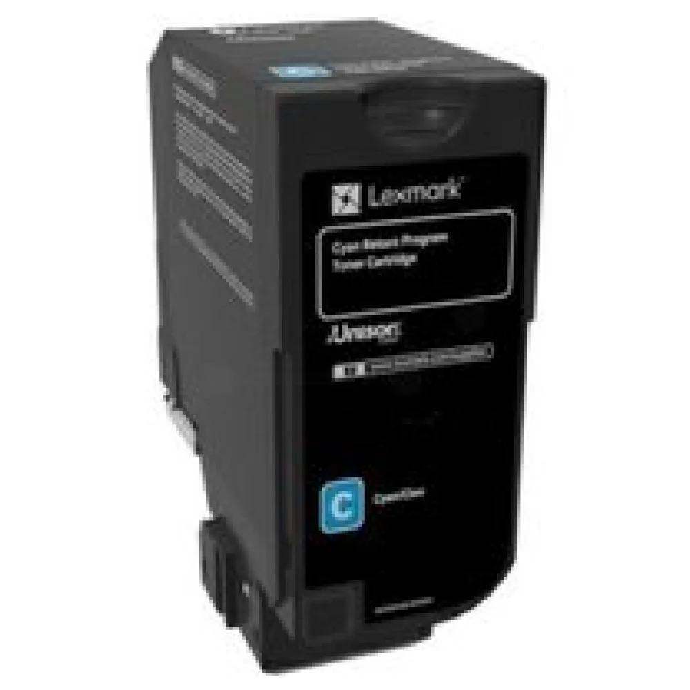 Original Lexmark 74C20C0 Toner cyan – Bild 2