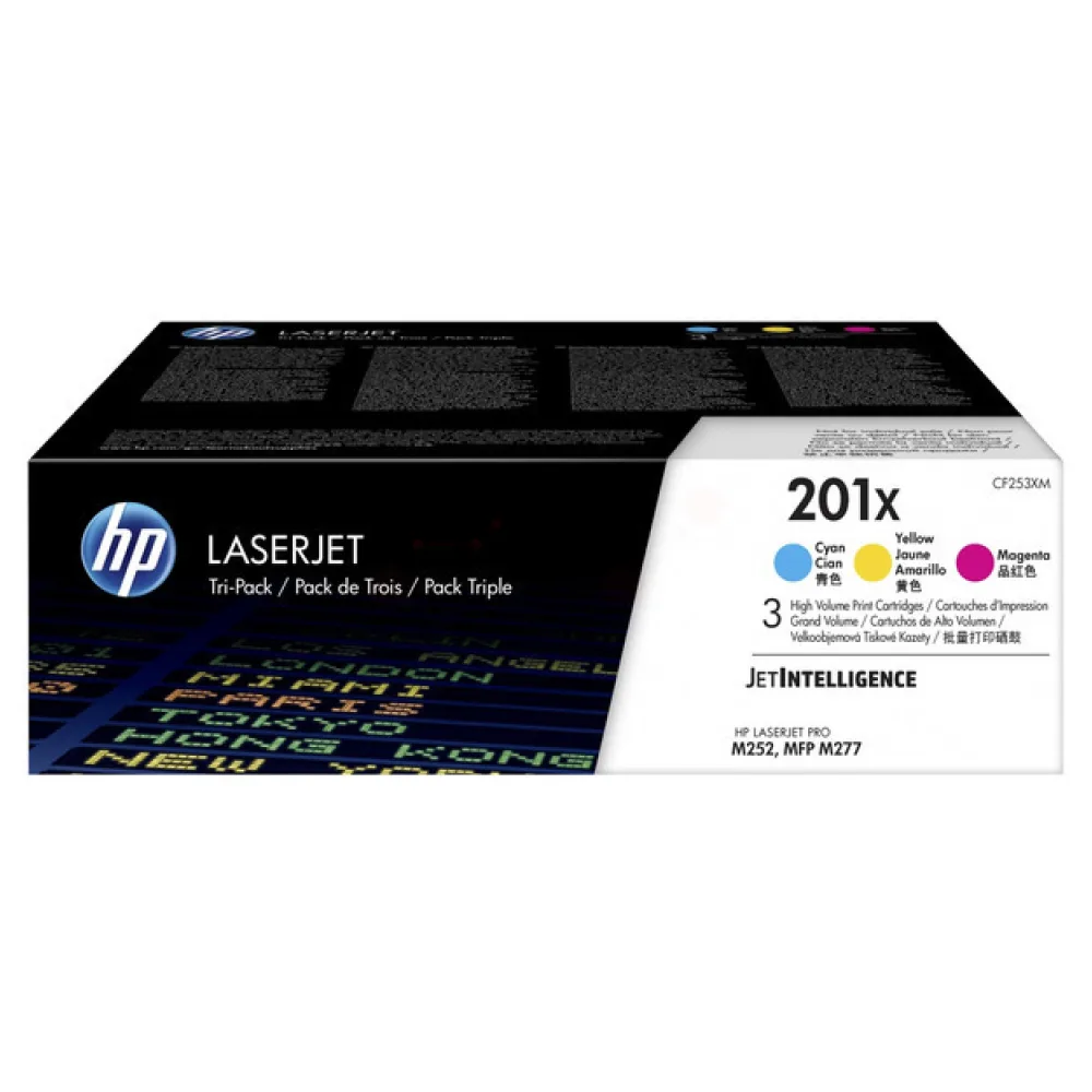 Original HP CF253XM / 201X Toner Multipack