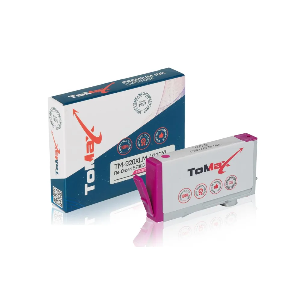 ToMax Premium ersetzt HP CD973AE / 920XL Tintenpatrone, magenta