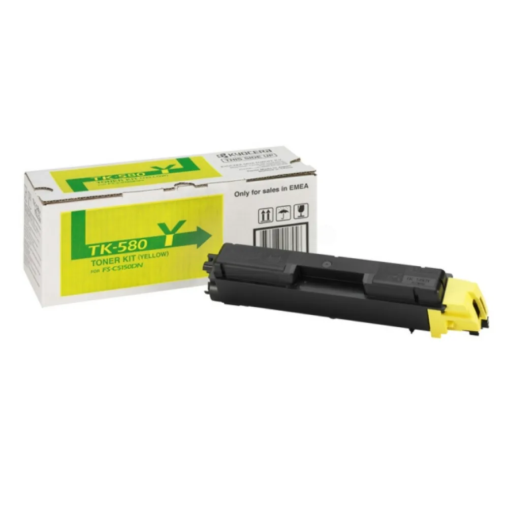 Original Kyocera 1T02KTANL0 / TK580Y Toner gelb