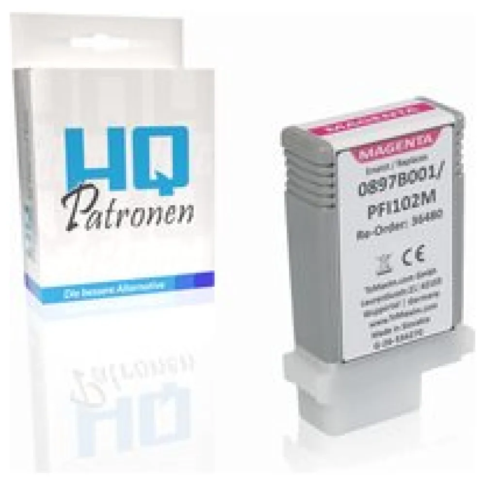 Kompatibel zu Canon 0897B001 / PFI-102M Tintenpatrone, magenta – Bild 2