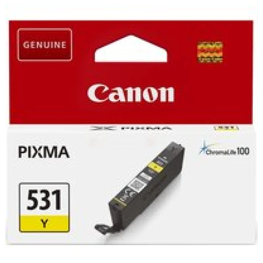 Original Canon 6121C001 / CLI531Y Tintenpatrone gelb – Bild 2