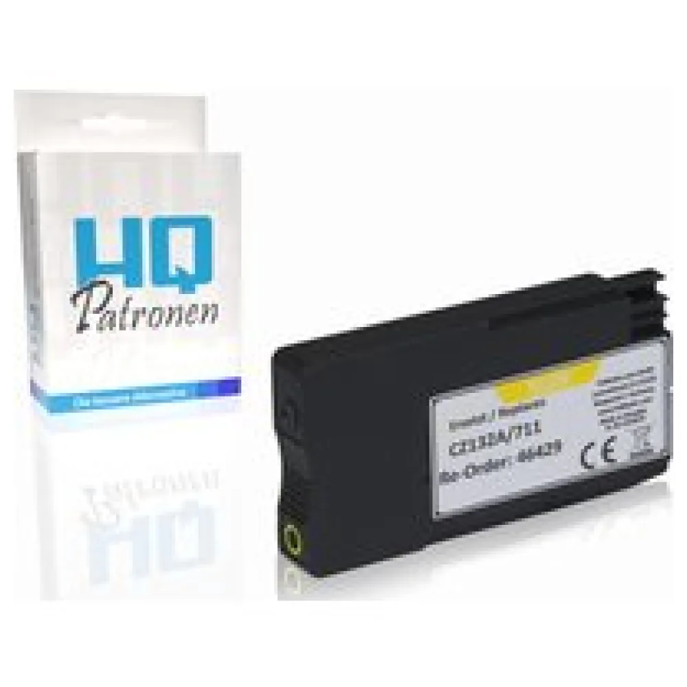 Kompatibel zu HP CZ132A / 711 Tintenpatrone, gelb – Bild 2