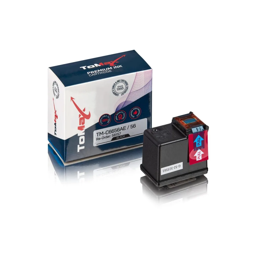 ToMax Premium ersetzt HP C6656AE / 56 Druckkopfpatrone, schwarz