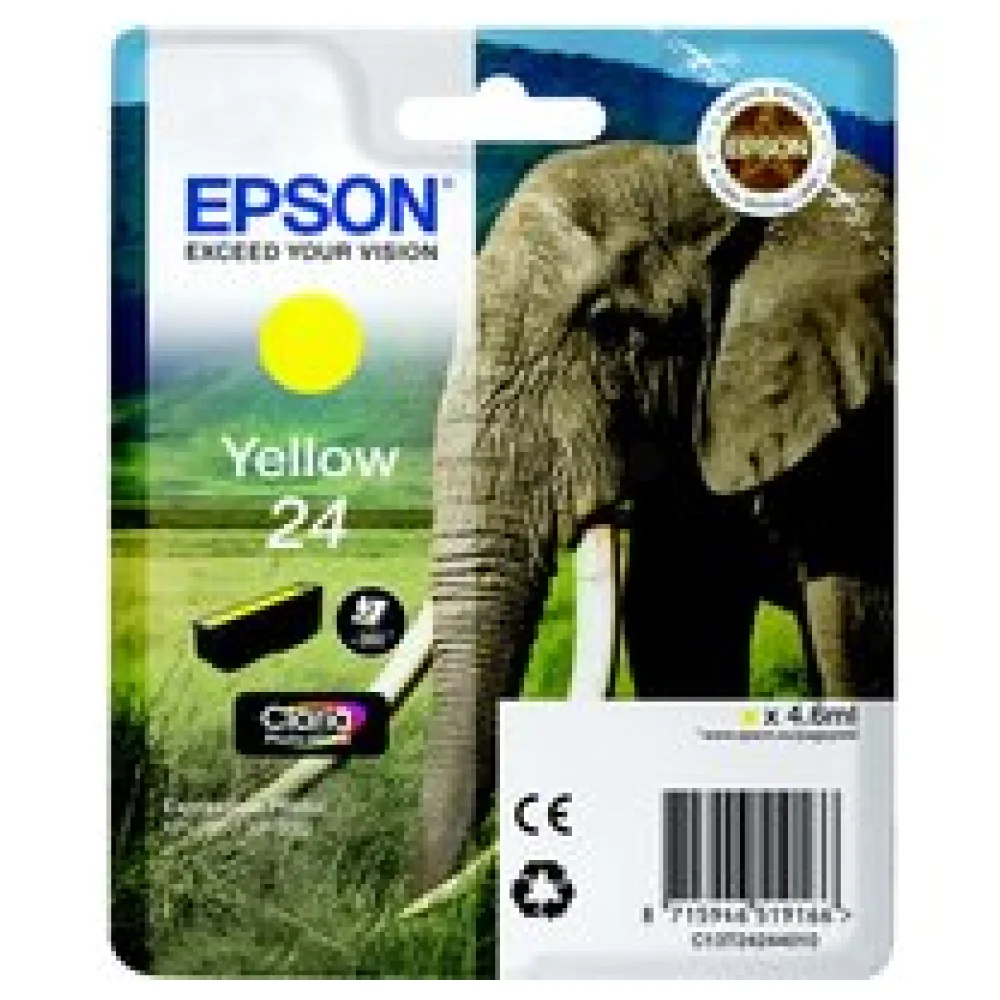 Original Epson C13T24244012 / 24 Tintenpatrone gelb – Bild 2