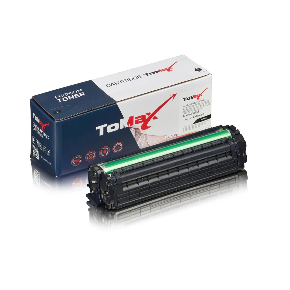 ToMax Premium ersetzt Samsung / HP CLT-K504S/ELS / K504S Toner Schwarz