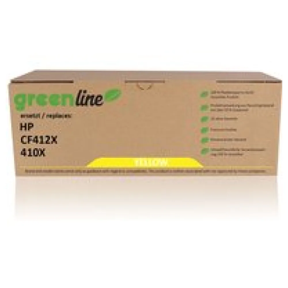 greenline ersetzt HP CF 412X / 410X Tonerkartusche, gelb – Bild 2