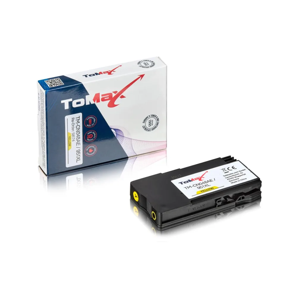 ToMax Premium ersetzt HP CN048AE / 951XL Tintenpatrone Gelb
