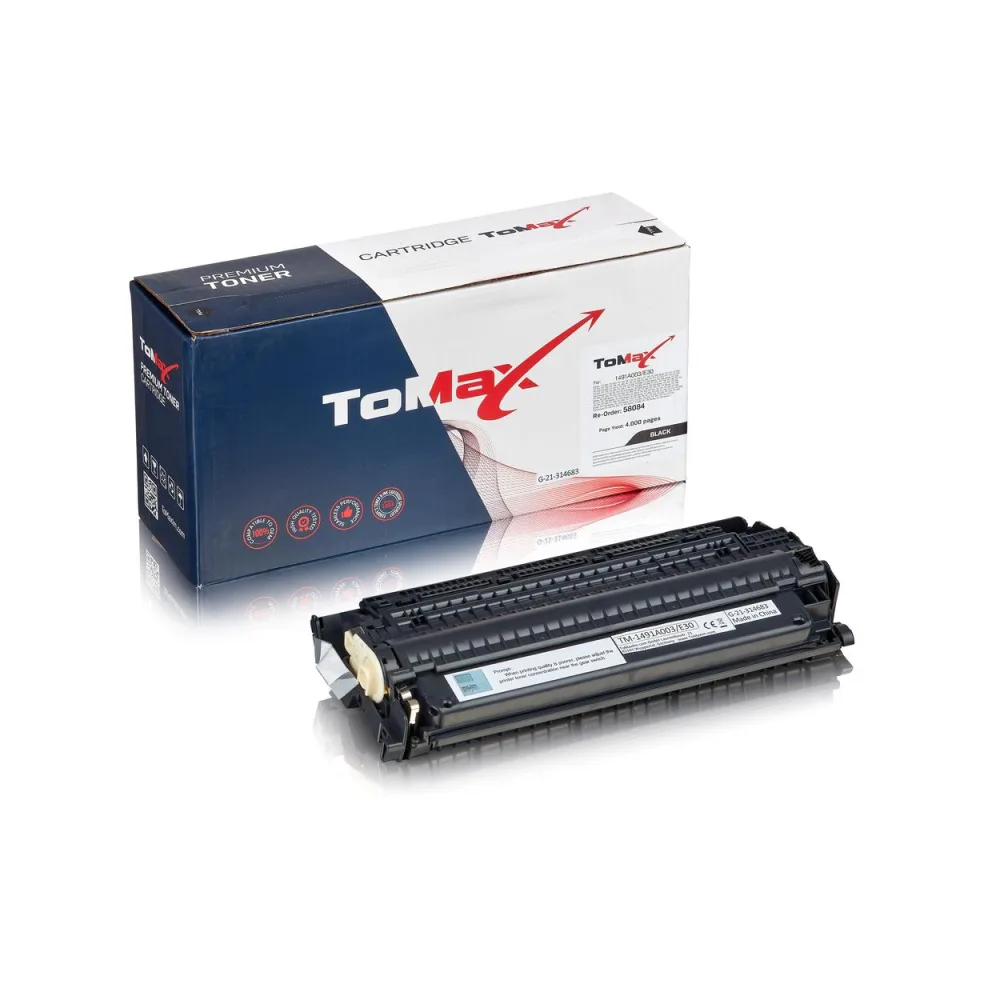ToMax Premium ersetzt Canon 1491A003 / E30 Toner, schwarz