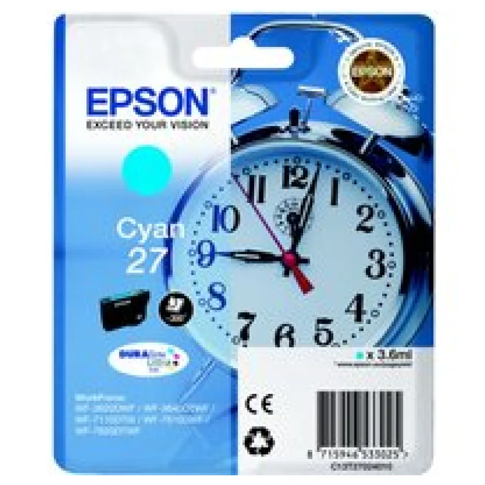Original Epson C13T27024012 / 27 Tintenpatrone cyan – Bild 2