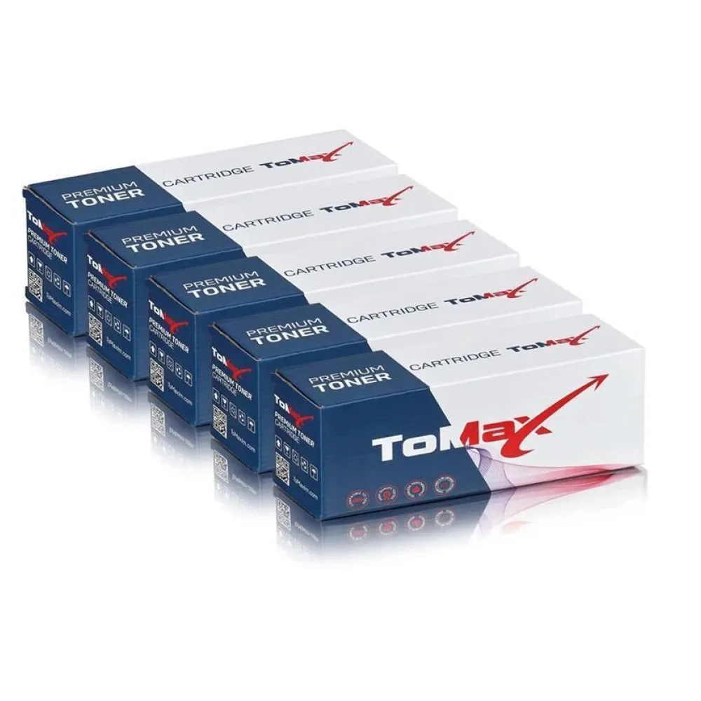 ToMax Multipack ersetzt HP CC530A / 304A enthält 5 x Tonerkartusche